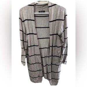 Gray Striped Sweater by Lily Morgan